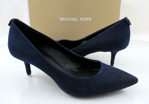 michael kors flex kitten pump navy