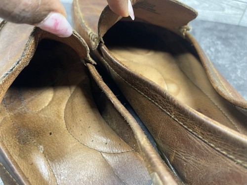 Børn Born Boc Driving Halbschuhe Herren 10M Harmon Schuhe Braun Leder Slipper Komfort - Bild 16 von 19