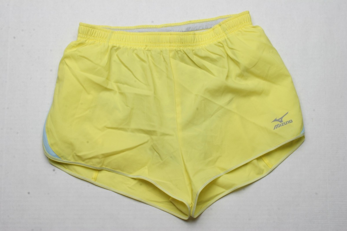Mizuno Women Maverick Split Short (M) Yellow 421002