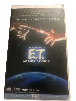 E.T. The Extra-Terrestrial (VHS, 1996, Clamshell)