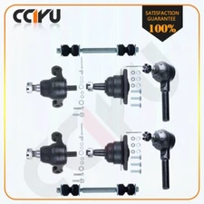 8pcs Suspension & Steering Parts Ball Joint Tie Rod Ends Stabilizer Bar Link Kit