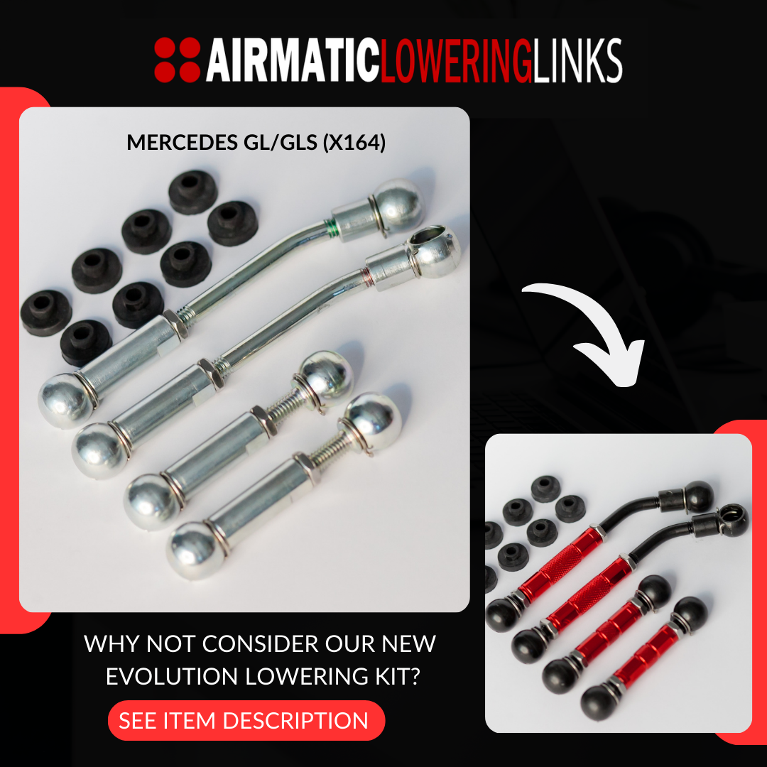 MERCEDES ML63 LOWERING LINKS KIT ML500 GL63 GLS63 GLE63 W164