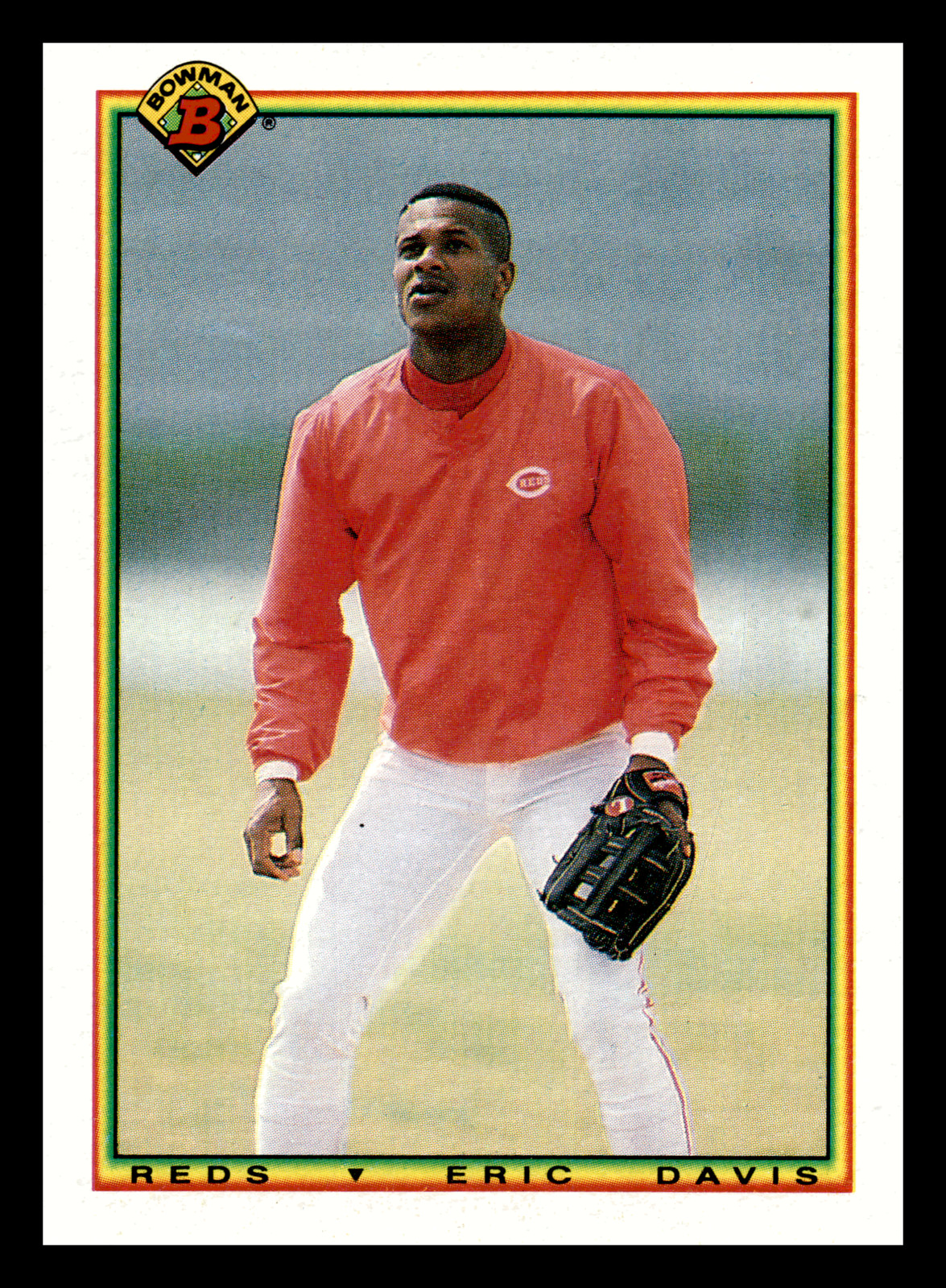 Eric Davis  1990 Bowman #58  Cincinnati Reds NM-MINT