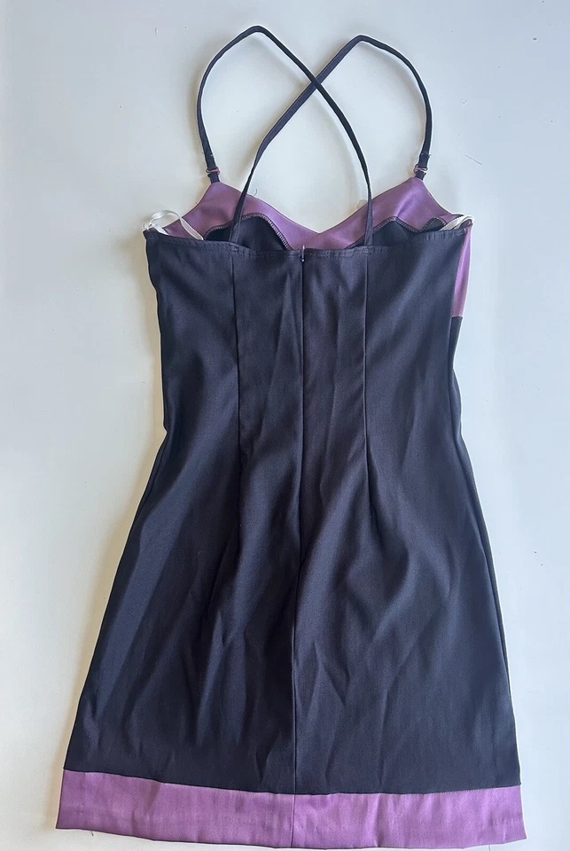 Vestido Halter Vintage Años 90 Y2K Rampage Púrpura Juniors Mujer’s Talla 5 Foto 4 de 4