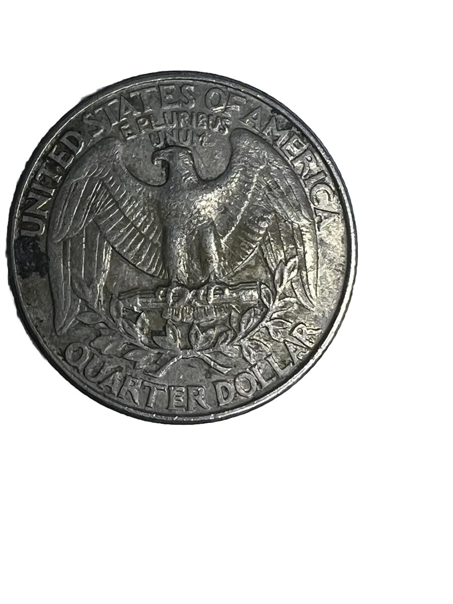 1993 D Washington Quarter Struck Through Grease Error RARE COLOR