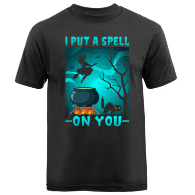 Halloween Costume Spooky Witches Pumpkin Ghost Graphic T-shirt