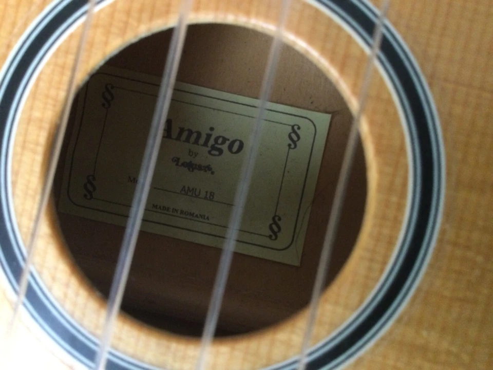 Amigo Model AMU18 ~~ Solid Spruce Top 4-String Soprano UKELELE Made In Romania  - Image 2 of 4