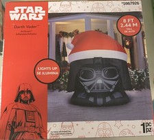 Star Wars Darth Vader Giant Head 8ft Outdoor Inflatable Lighted NIB