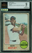 1968 TOPPS LOA # 41 JULIO GOTAY PROOF BGS 9 MAC SOLO FINEST GRADE $500 CARD *
