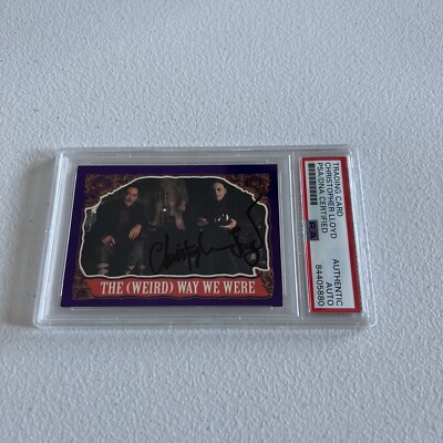 Christopher Lloyd Autographed Signed 1991 Paramount AF Card #38