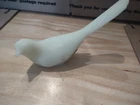 VINTAGE FENTON ART SATIN GLASS LONG TAILED BIRD