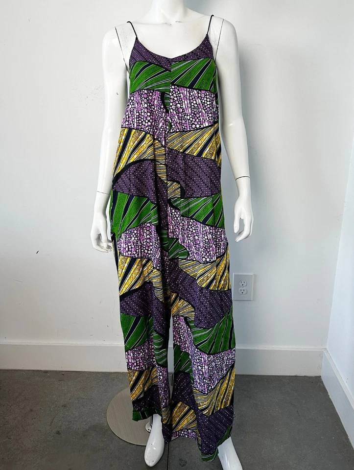 Mono Mangishi Doll Nairobi púrpura verde algodón talla 4 sin mangas Foto 2 de 4