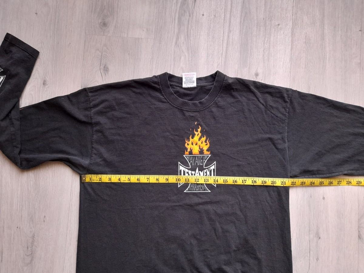 Vintage Testament Bay Area Thrashers Flames Thrash Metal