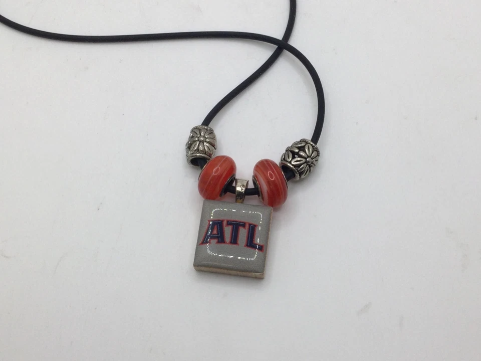 16" WinCraft Lifetiles Necklace with Beads, Atlanta Hawks, Pack of 3! - Image 3 of 3