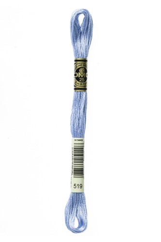 DMC Filo Mulinato Gold Concept 8 Metri - Colore 721 (Arancio) - 100% Cotone Per Ricamo, Made In France - 2