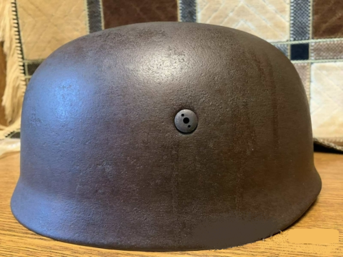 Original German M38 paratrooper helmet. Wehrmacht, 1936-1945 WWII WW2 - Afbeelding 1 van 9