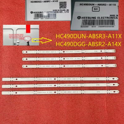 LED Strip For ARRAY 49LJ61 49UJ65_A B 49UJ701V 49UJ670Y 49LH61 49UJ65 49UJ635