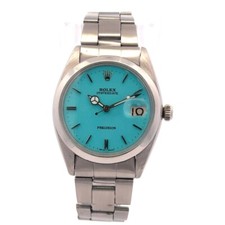 Beautiful 1962 Vintage Rolex Oyster Perpetual 6694 Redone Dial 34mm Manual Wind