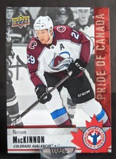 2020-21 Upper Deck Nathan MacKinnon #CAN-6 Colorado Avalanche Hockey Card Day 
