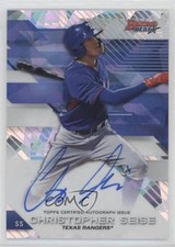 2017 Bowman's Best of Atomic Refractor 18/25 Chris Seise Christopher Auto v9t
