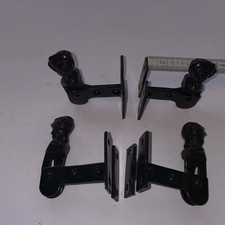 Set (4) Fensterladenfeststeller schwarz Lack. 60 mm