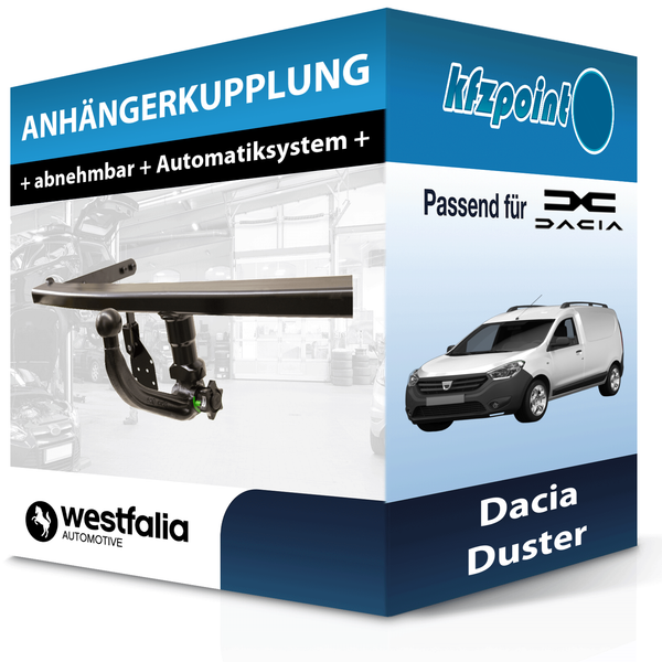 FüR Dacia Duster 04.2010-10.2013 Westfalia AnhäNgerkupplung Abnehmbar Neu-image