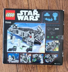 Lego Star Wars 75100 First Order Snowspeeder Minifigure New Open Box Complete 