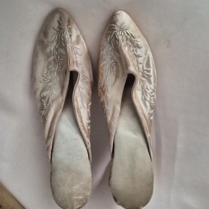 Antique Silk Shoes/Slippers