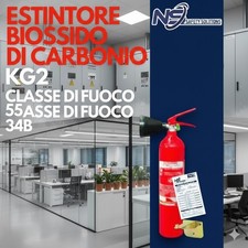 Estintore co2 2 kg Per Aziende Ufficio Casa Impianti Elettrici