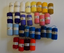 Dee Lite Punch White Thread Lot of 28 Spools Assorted Colors