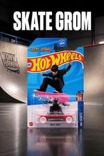🔥 2023 Hot Wheels HW Sports 1/5 Skate Grom Tony Hawk Pink And Black🔥