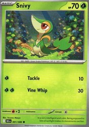 Snivy 001/086 Black Bolt