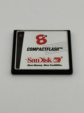SanDisk 8MB MEGABYTE CF Compact Flash Camera Memory Card