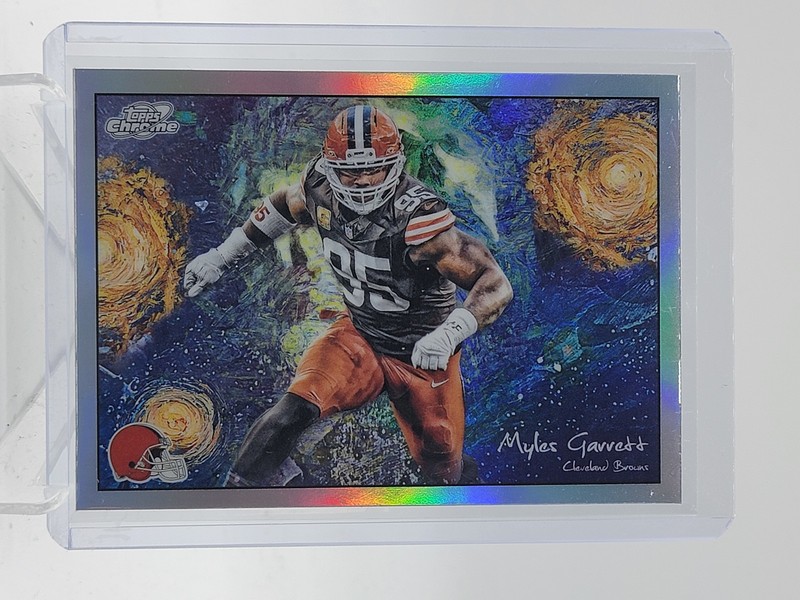 MYLES GARRETT 2025 TOPPS COSMIC CHROME STARS IN THE NIGHT #STN-23 BROWNS A Q5849