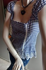 GUESS Dirndl Bluse Gr L Gebraucht Top Zustand
