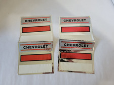 Vintage 1970s Chevrolet Sticker Decals for Trim- New Old Stock