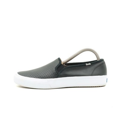 Keds Damen WH62935 Sneaker dunkelgrü Leder Low-Top Atmungsaktiv Slip-On EU 37