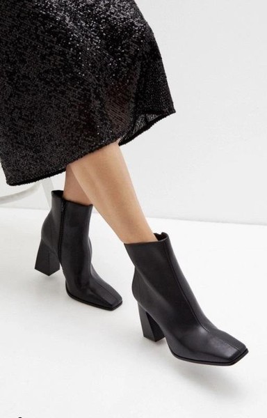 Women MNG Basics Ankle Boots Black 40