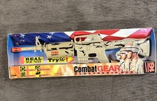 1 Vintage 1991 Larami M16 Toy Automatic Rifle With Sound Tested Works Used W Box