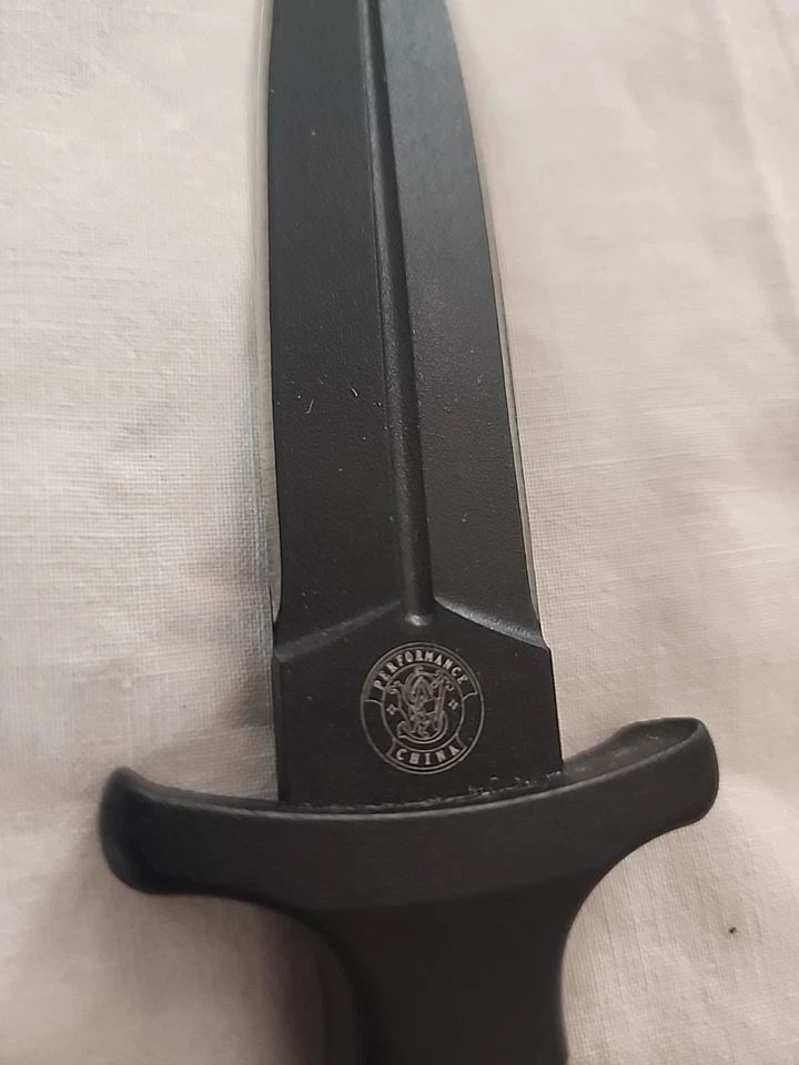 Smith & Wesson SWHRT9B загрузки нож w/черный кожаный чехол - Изображение 4 из 4