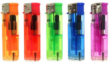 (FZ133) 1.000 Elektronik Feuerzeuge im Verkaufsdisplay für Rauchen Grill Kiosk