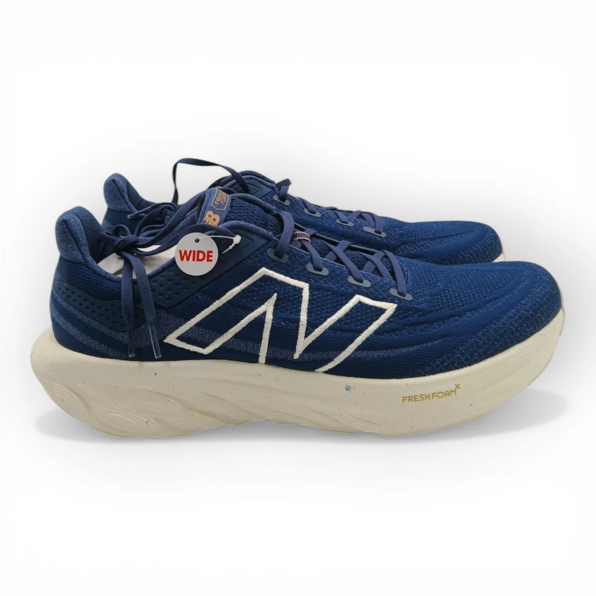 NWT New Balance Men\'s M1080P13 Running Shoe, Navy/Vintage Indigo/SEA Salt-SZ 8 New Balance Fresh Foam X 1080v13 Navy Sea Salt for Sale  main image 3