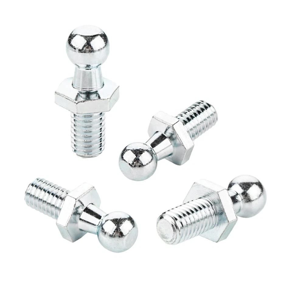 4x Rótula Espita Muelle de Gas M8 Rosca 10mm Cabeza Bola DIN71803 para Daihatsu - Imagen 2 de 4