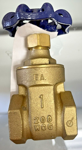 BMI Lead Free Brass Gate Valve 1โ 14126200 WOG