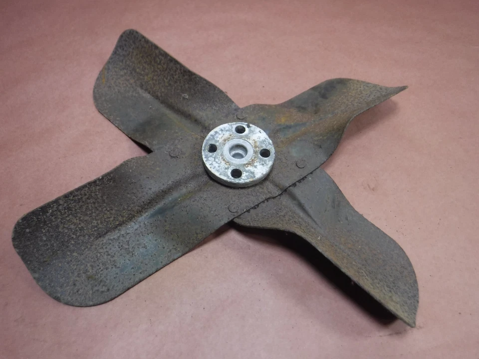Ventilador de refrigeración Jeep Cj5 Cj7 4.2 6 cil 258 4 aspas con espaciador de fábrica OEM envío gratuito Foto 3 de 4