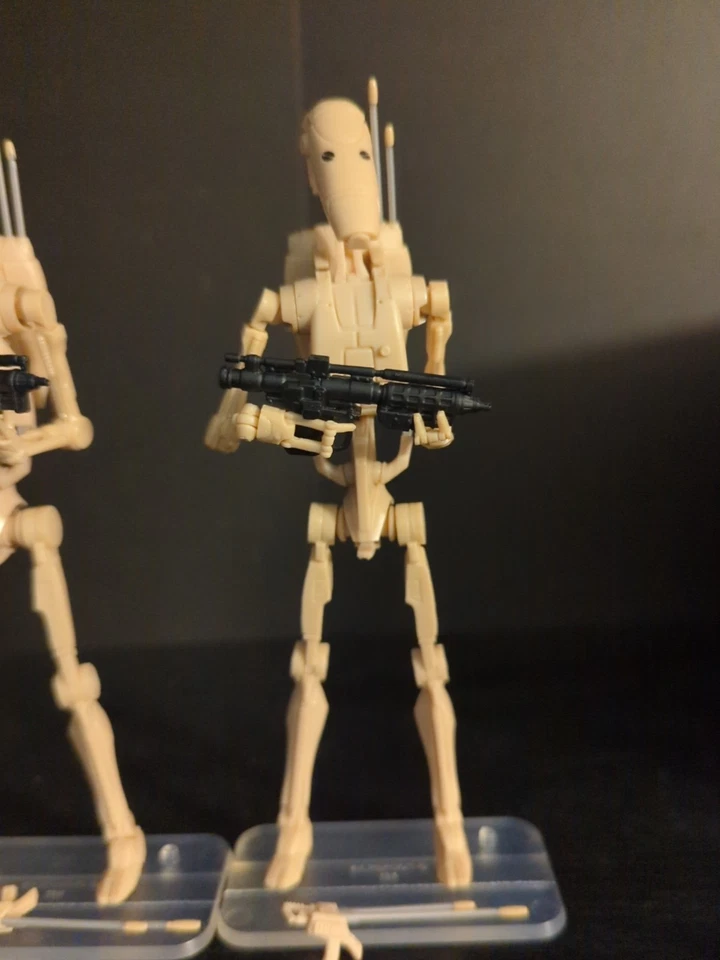 Lote de figuras sueltas de droide de batalla de 6 pulgadas Star Wars Black Series de paquete de 2 COMPLETO Foto 3 de 3