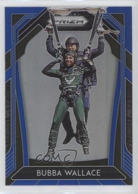 2020 Panini Prizm Variation Blue Prizm Bubba Wallace #15 n1u