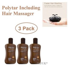 Polytar Scalp Shampoo Psoriasis Eczema Itchiness Coal Tar 4% -150ml x 3