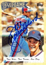 Joel Youngblood signed baseball card 2010 Topps Tales Game #MTOG1 2 Teams 1 Day