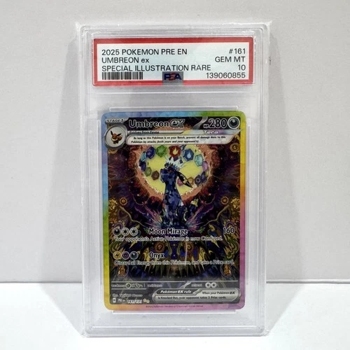 PSA 10 Umbreon EX 161/131 SIR - Prismatic Evolutions - Graded Pokemon Card